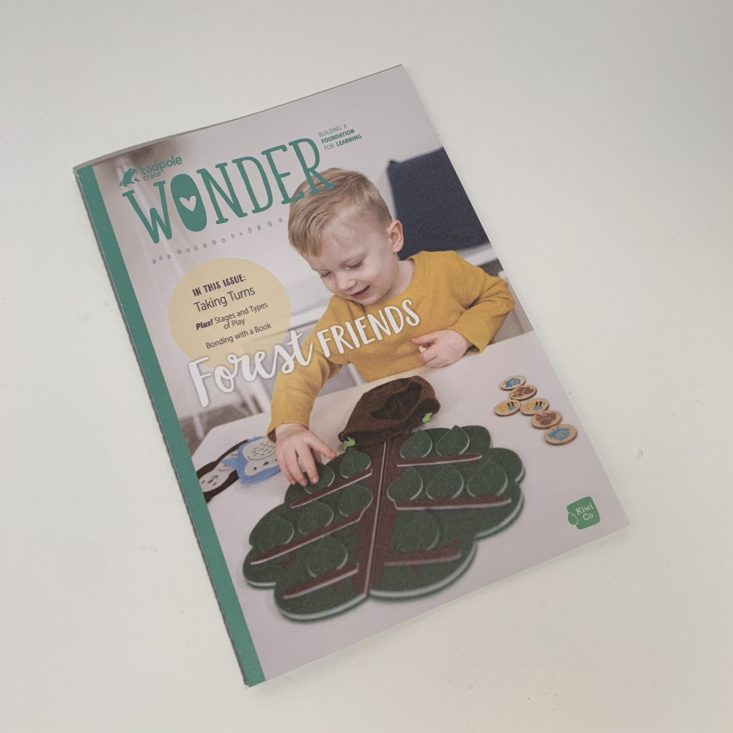 Tadpole Crate Forest Friends April 2019 - Wonder Magazine Front Top