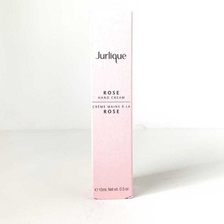 The Beauty Report Stop The Clock Box Review - Jurlique Rose Hand Cream Box Front