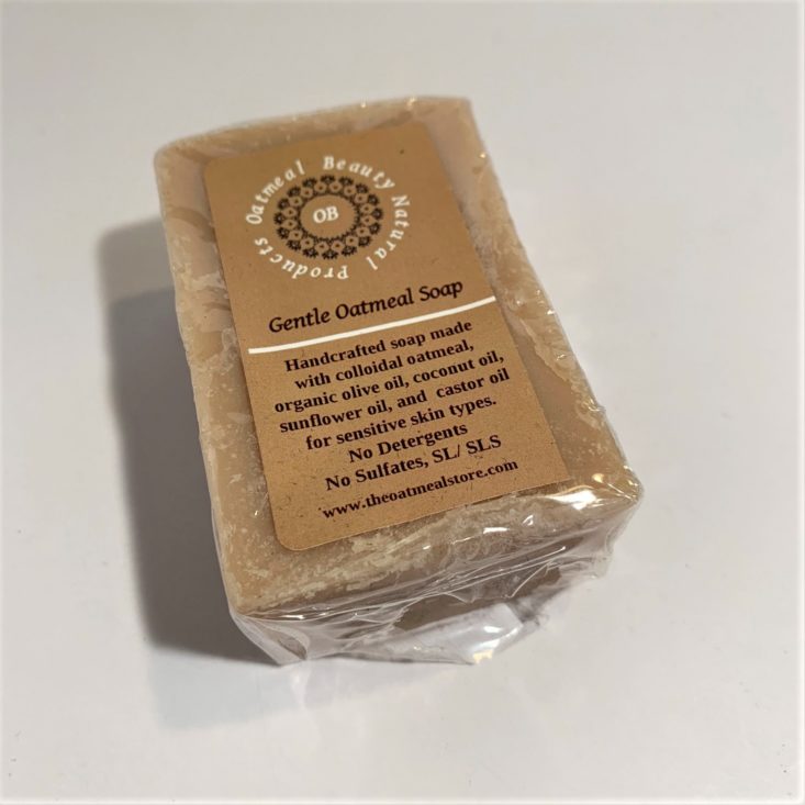 The Black Box Spring 2019 - Oatmeal Beauty Gentle Oatmeal Soap Top