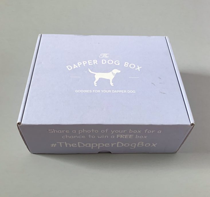 The Dapper Dog Box Review May 2019 - Box Closed Top