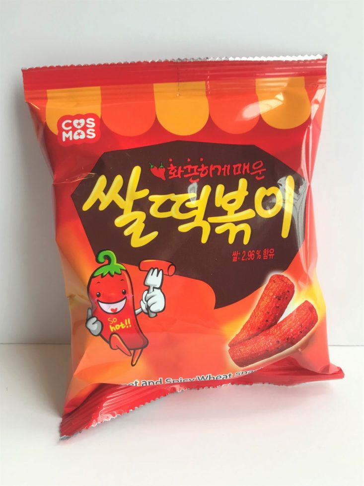 Universal Yums “South Korea” May 2019 - Tteokbokki Snacks Front