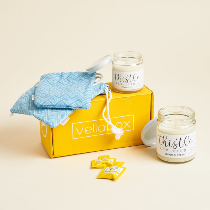 Vellabox Vivere May 2019 candle subscription review all contents