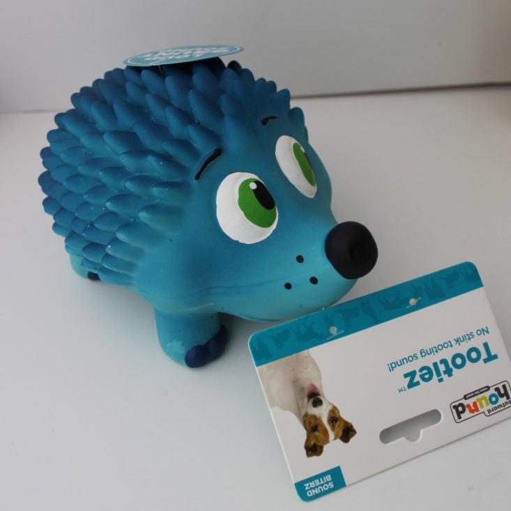 Vet Pet Box Dog Review May 2019 - Tootiez Hedgehog by Outward Hound Top