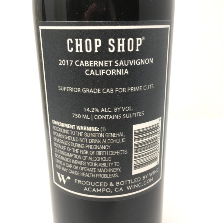 Winc Wine of the Month Review April 2019 - CHOP SHOP BACK