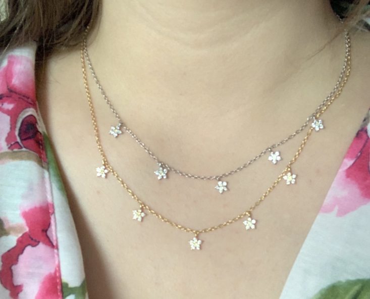 Xio Jewelry Subscription Review May 2019 - Send Flowers Necklace Top