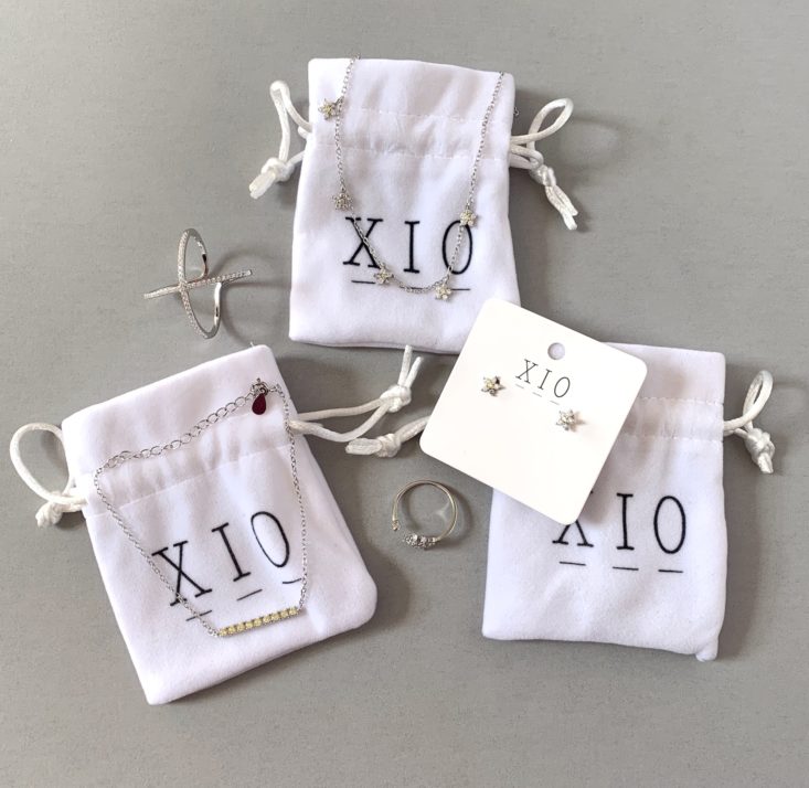 Xio Jewelry Subscription Review May 2019 - Silver Contents Top