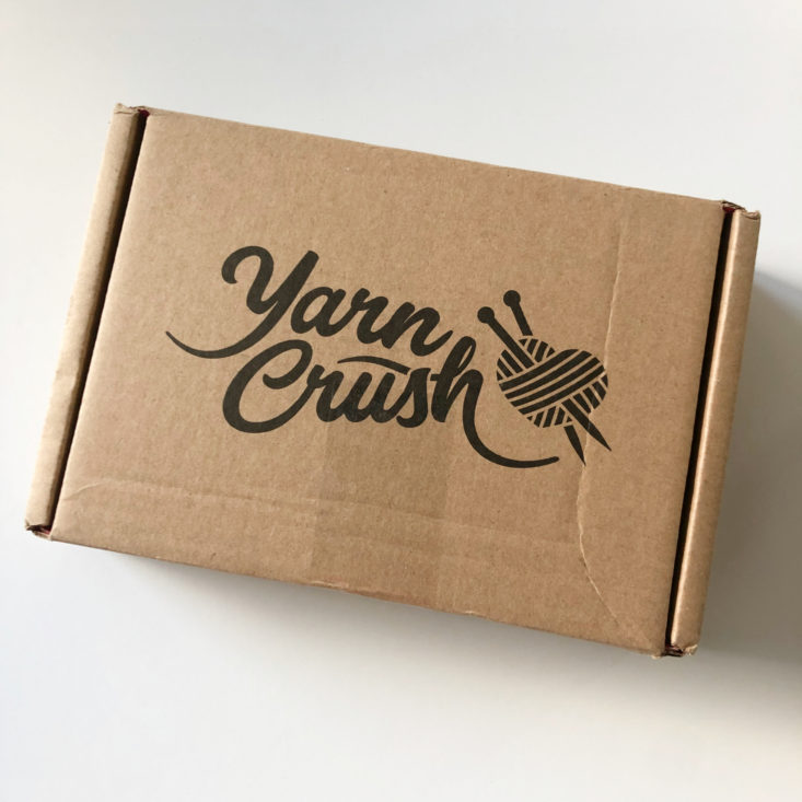 Yarn Crush Review March 2019 - Box Closed Top