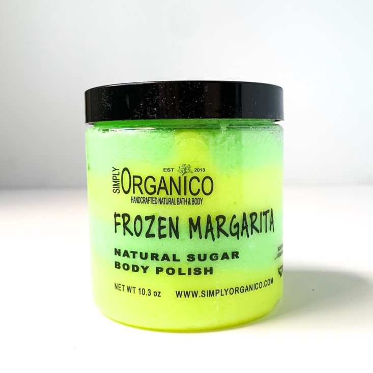 Bath Bevy - Simply Organico Frozen Margarita Sugar Body Polish Close Front