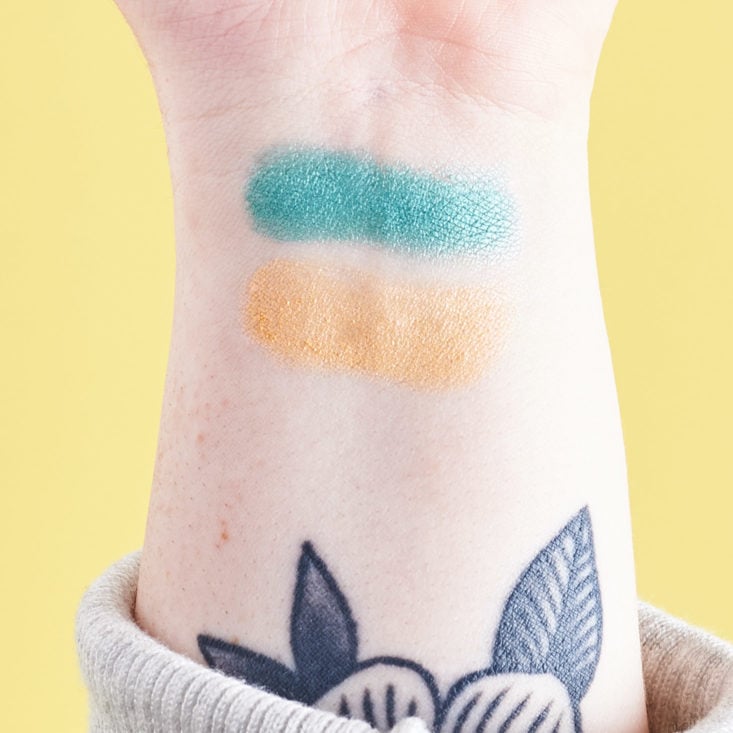 Birchbox Curated 3 June 2019 beauty box review eyeshadow swatches