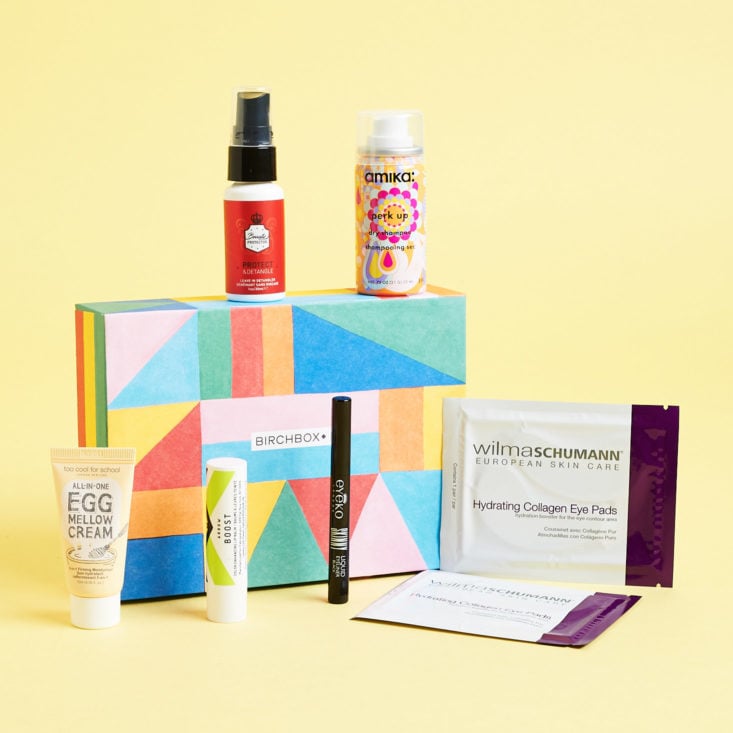 Birchbox Curated 4 June 2019 beauty subscription box review all contents
