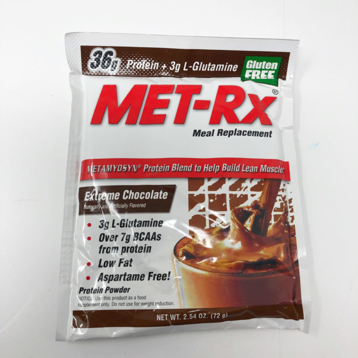 BuffBoxx May 2019 - MET-Rx Meal Replacement (Extreme Chocolate) 2