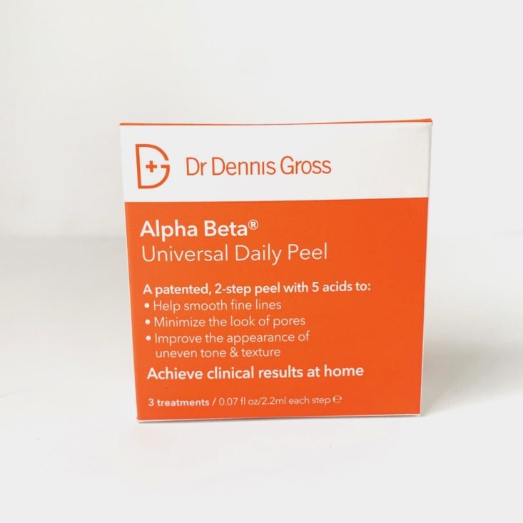 Dillards Spring 2019 Beauty Box - Dr. Dennis Gross Skincare Alpha Beta Universal Daily Peel 1