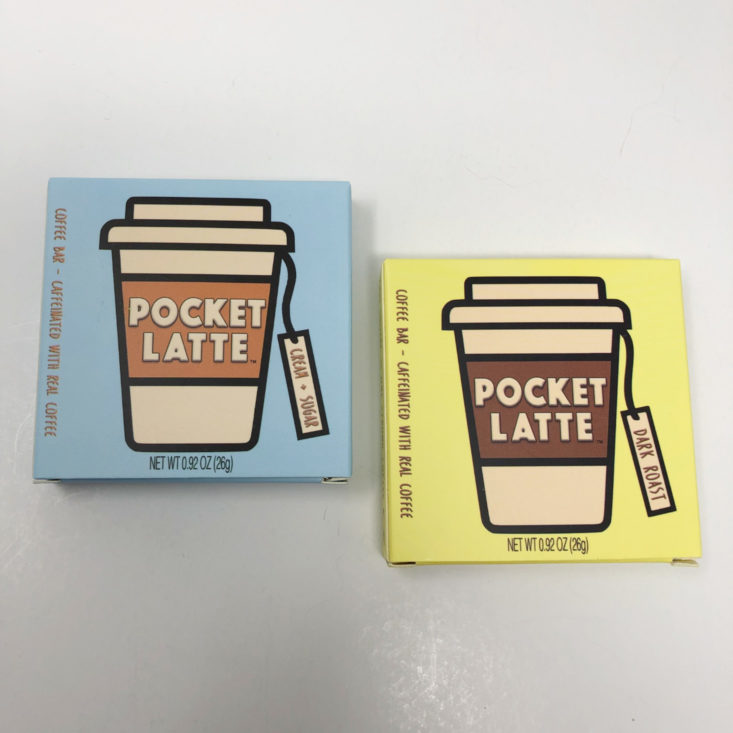 Explore Local Box Los Angeles, California June 2019 - Pocket Latte Coffee Bar in Cream + Sugar and Dark Roast 1