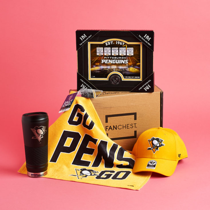 Fanchest Pittsburgh Penguins 2019 box all items review