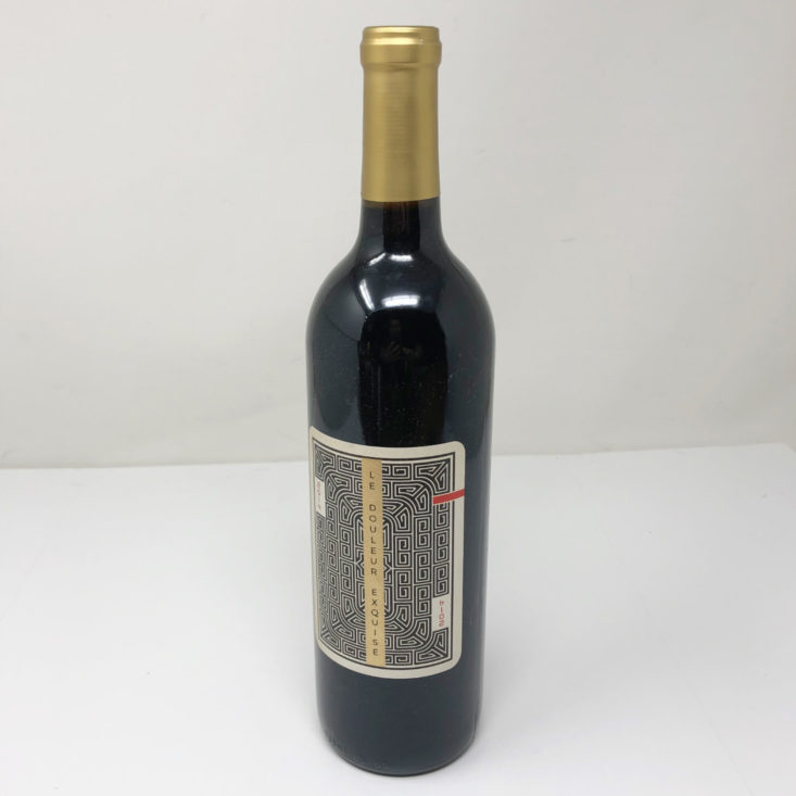 Firstleaf Wine Subscription Review June 2019 - 2014 Le Douleur Exquise Red Blend Bottle Front