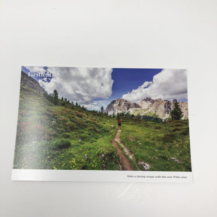 Firstleaf Wine Subscription Review June 2019 - 2017 Daring Escape Lazy Breeze White Detail Card Front Top