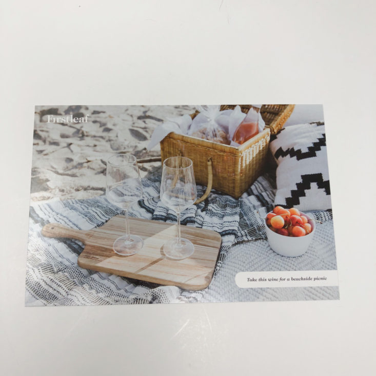 Firstleaf Wine Subscription Review June 2019 - 2017 Tumbleturn Rose Detail Card Front Top