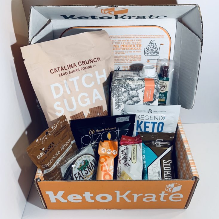 Keto Krate May 2019 - All Items Unboxed