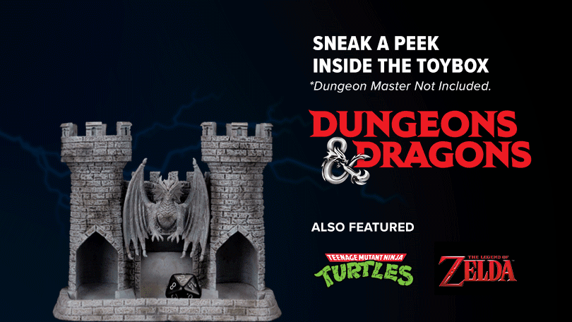 Loot Crate spoiler june 2019 dungeons and dragons dice tower