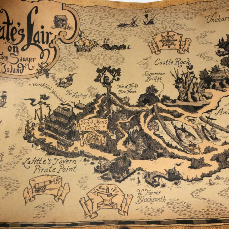 Little Bookish Wardrobe Review May 2019 - Pirate Map 2 Top