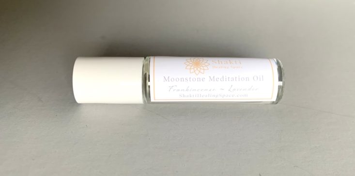 MoonBox June 2019 - Shakti Healing Sanctuary Moonstone Meditation Oil 1