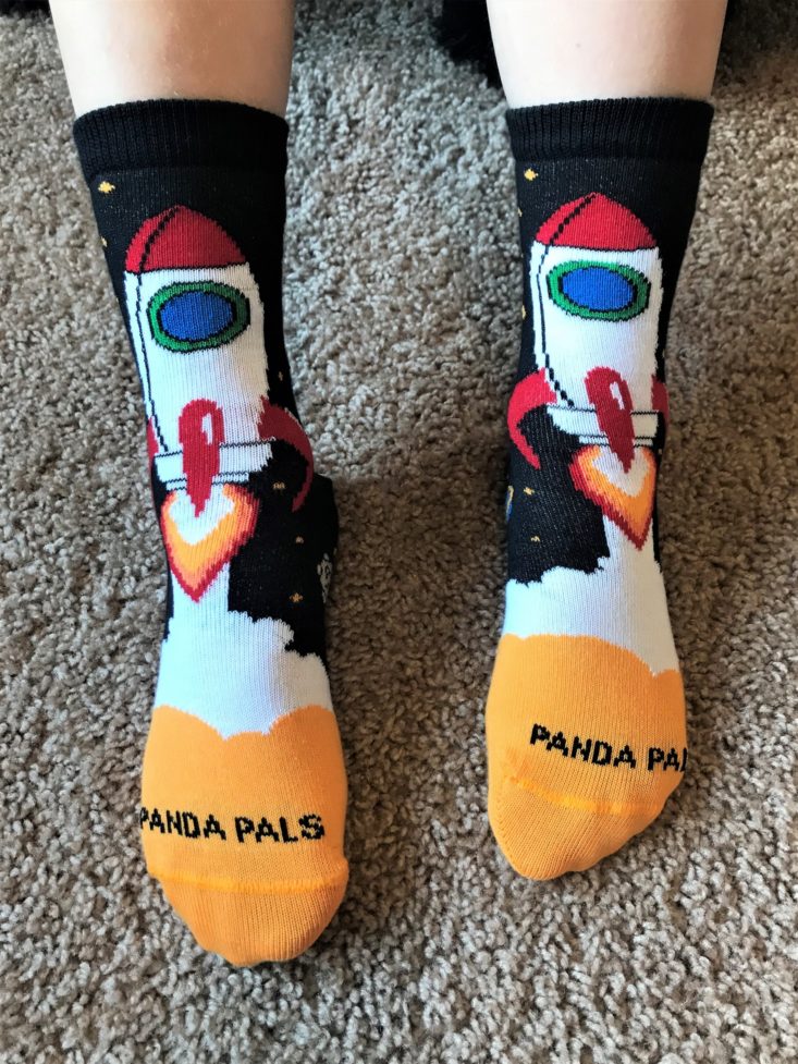 Panda Pals Socks June 2019 - Rock Socks On Front