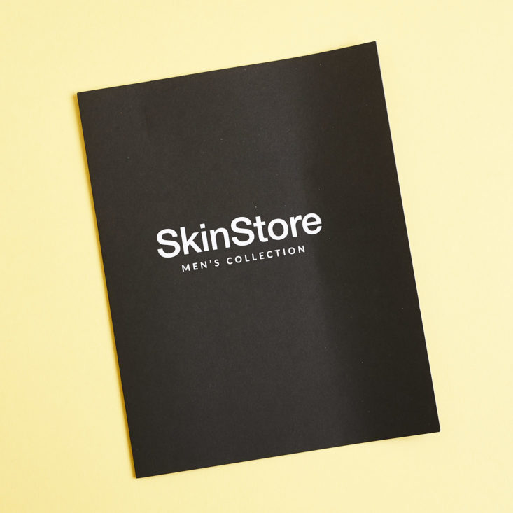Skinstore Fathers Day June 2019 mens limited edition box review booklet cover