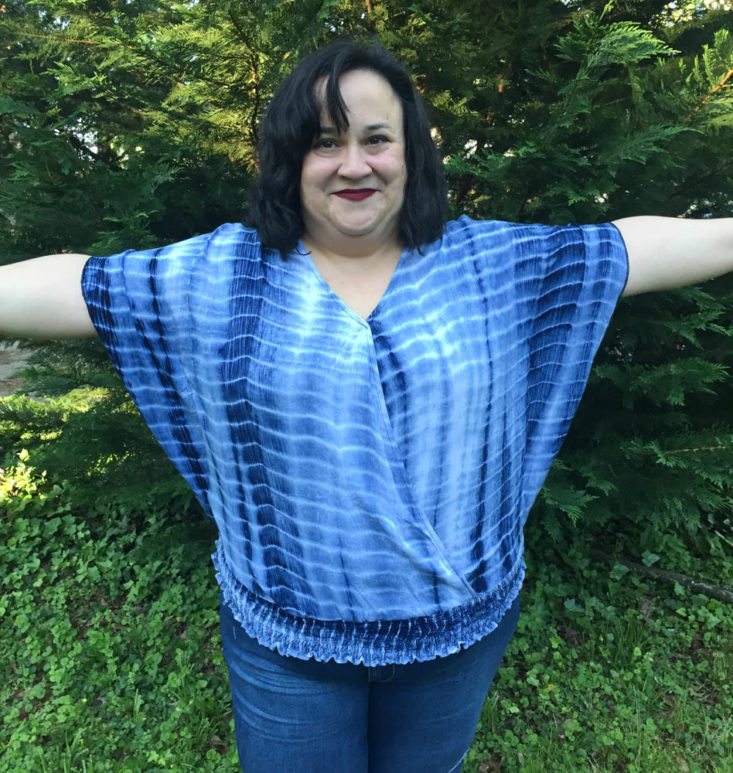 Stitch Fix Plus May 2019 - Azule Surplice Top By Ava James 2