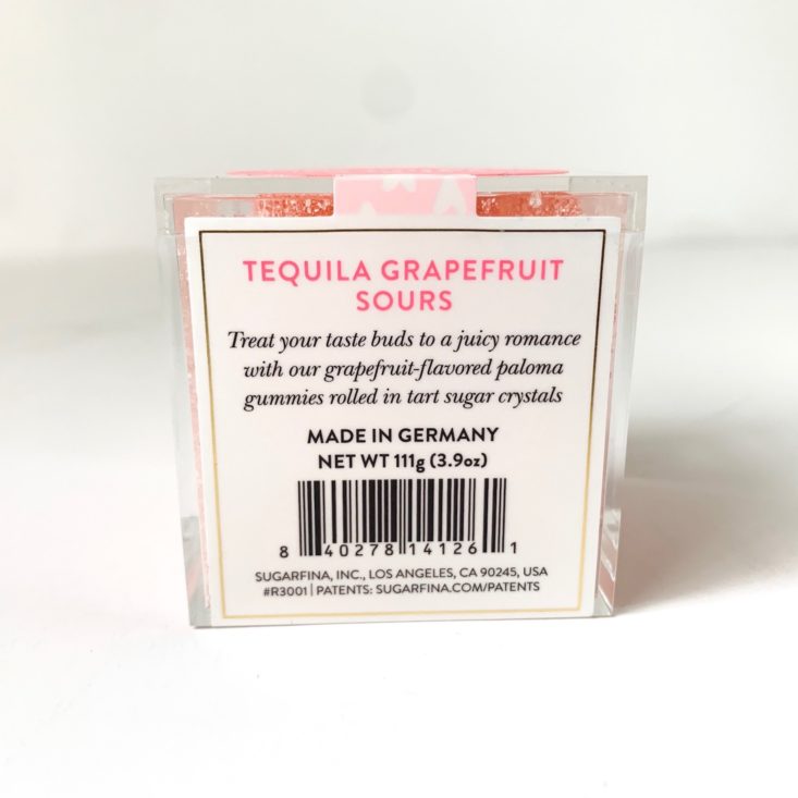 Sugarfina June 2019 - Tequila Grapefruit Sours 2
