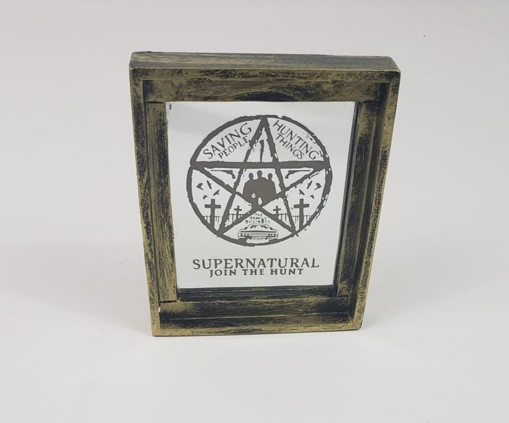 Supernatural Box - 2019 Etched Glass Artwork with Frame Front