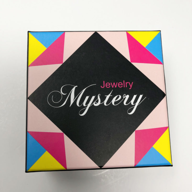 Unboxing The Bizarre Chic Boutique Box Review May 2019 - Jewellery Mystery 1 Box Top