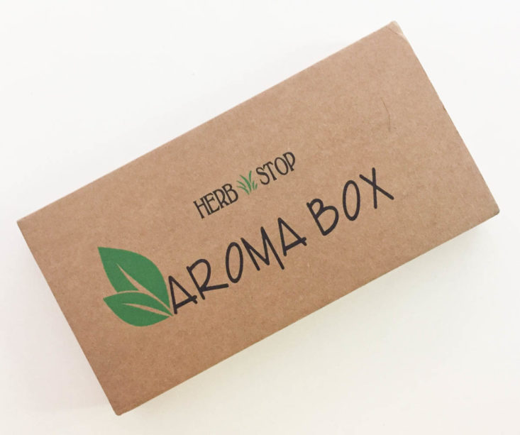 Aroma Box by Herb Stop Essential Oil June 2019 - Box Review Top