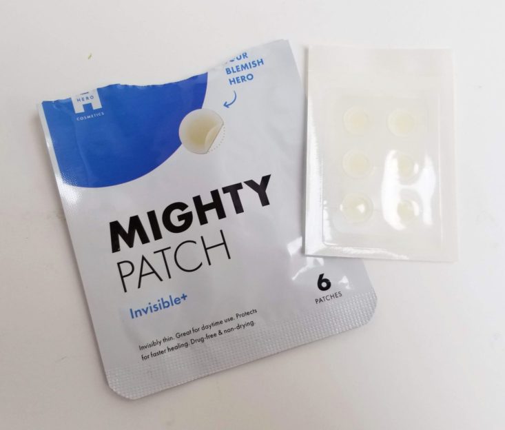 Birchbox Sample Choice July 2019 acne patch open