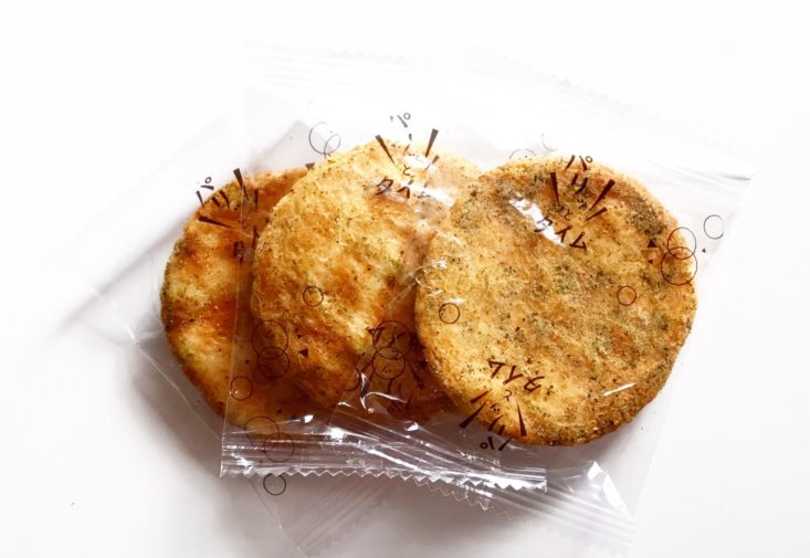 Bokksu June 2019 - Wasabi no Kiwami Rice Crackers Bag Top