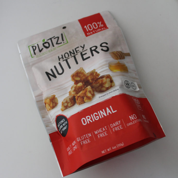 Fit Snack Box July 2019 - Plotz Honey Nutters Packed Top
