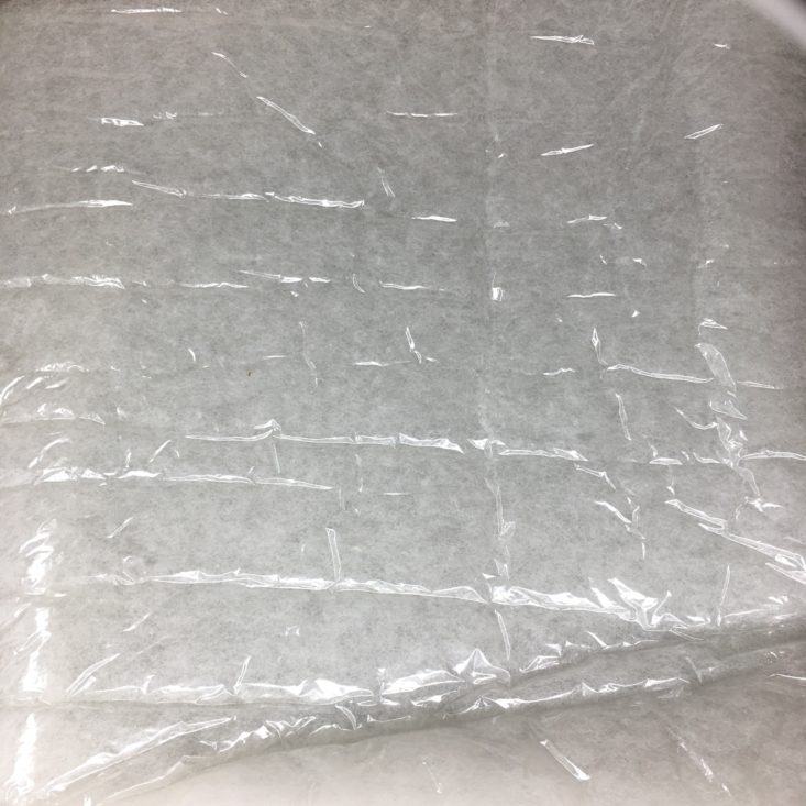 a close-up image of the padded box insulation