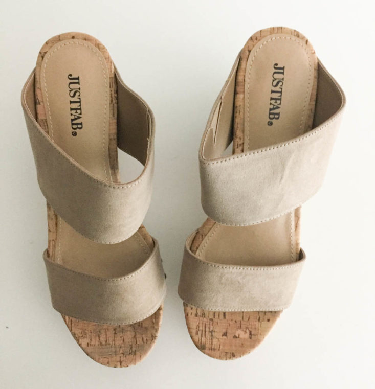 Just Fab June 2019 - Chloe Double Strap Wedge 1