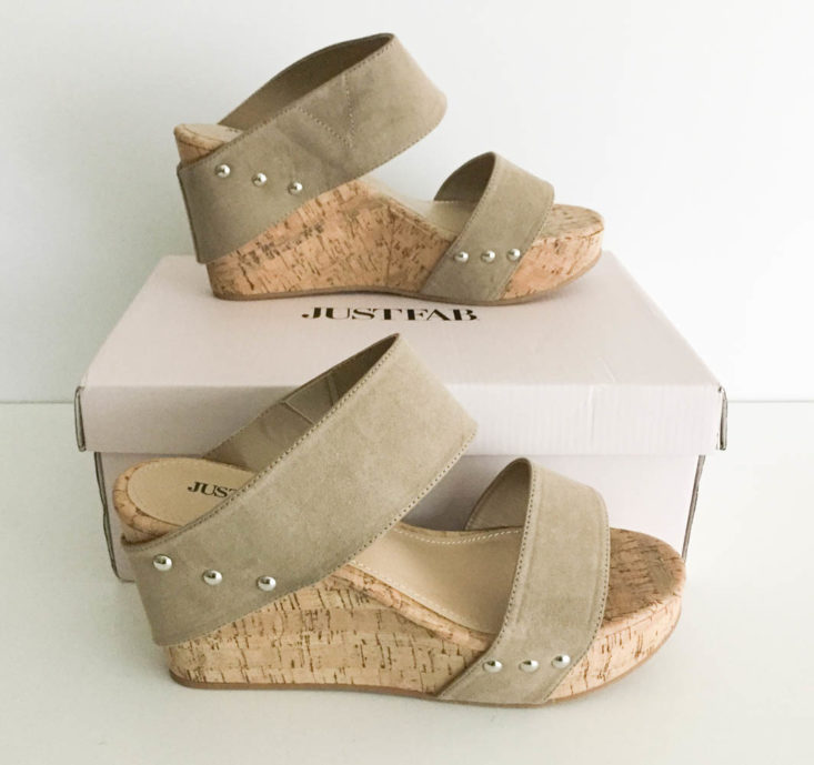 Just Fab June 2019 - Chloe Double Strap Wedge 2