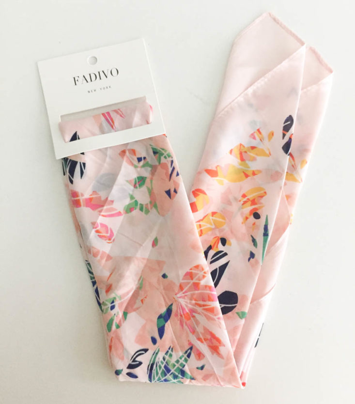 My Fashion Crate June 2019 - Spring Floral Scarf With Label Top
