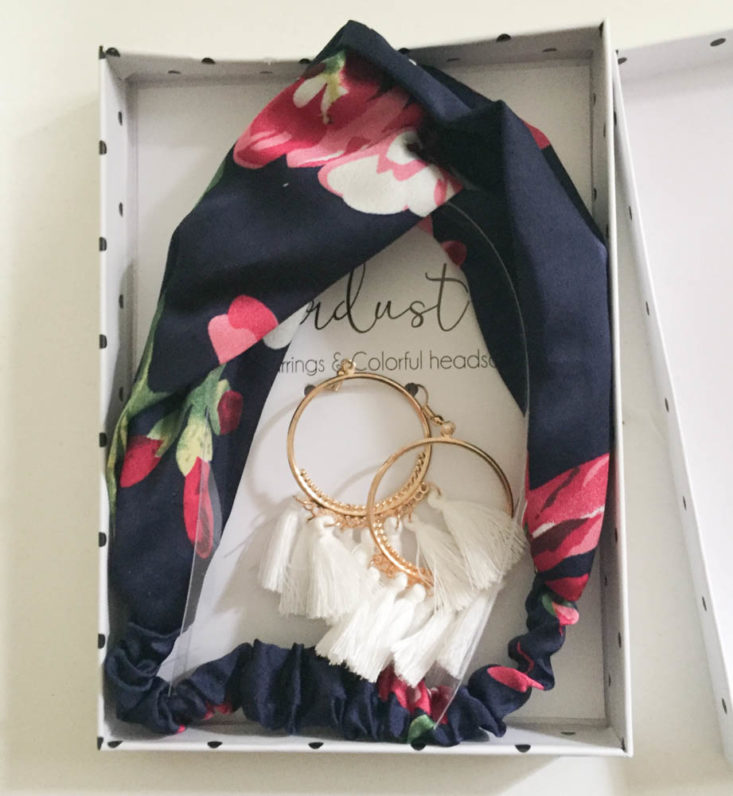Once Upon A Book Club May 2019 - Stardust's Earrings & Colorful Headscarf 1
