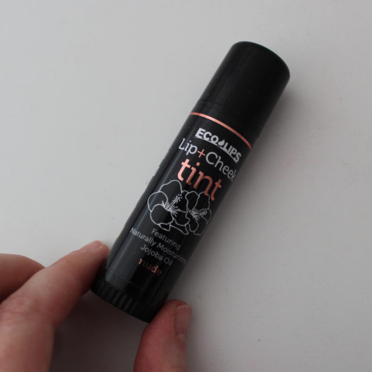 Vegan Cuts Beauty Box July 2019 - Eco Lips Lip and Cheek Tint in Nude Front