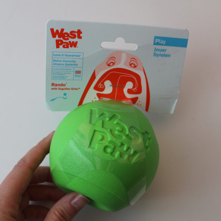 Vet Pet Box Dog July 2019 - Green Ball