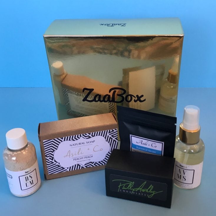 ZaaBox Women of Color Subscription Review June 2019 - All Products Front
