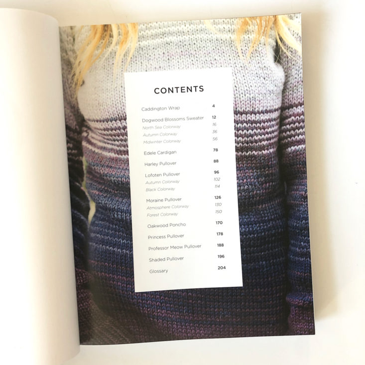 KnitPicks Review July 2019 book contents