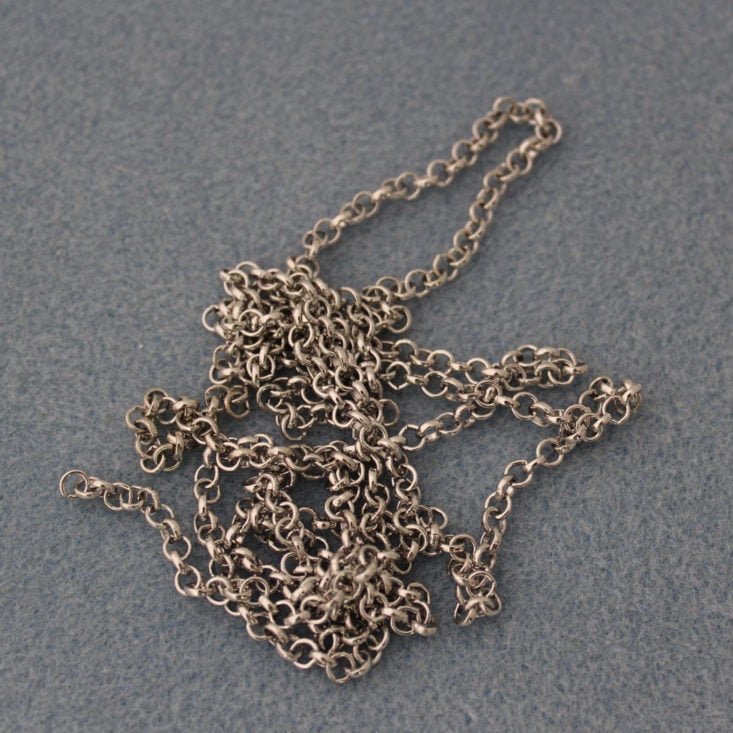 Bargain Bead Box August 2019 - 1m 4mm Steel Rolo Jewelry Chain Top