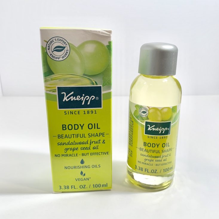 Cocotique May 2019 - Body Oil Opened Front