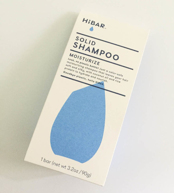 Earthlove Summer 2019 - Moisturizing Shampoo Bar by HiBar Frontside Top