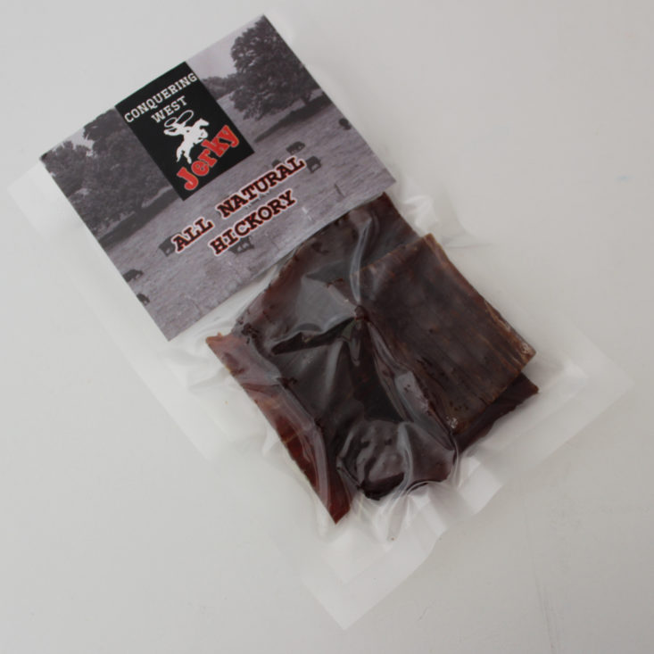 Fit Snack August 2019 - Conquering West Jerky in All Natural Hickory