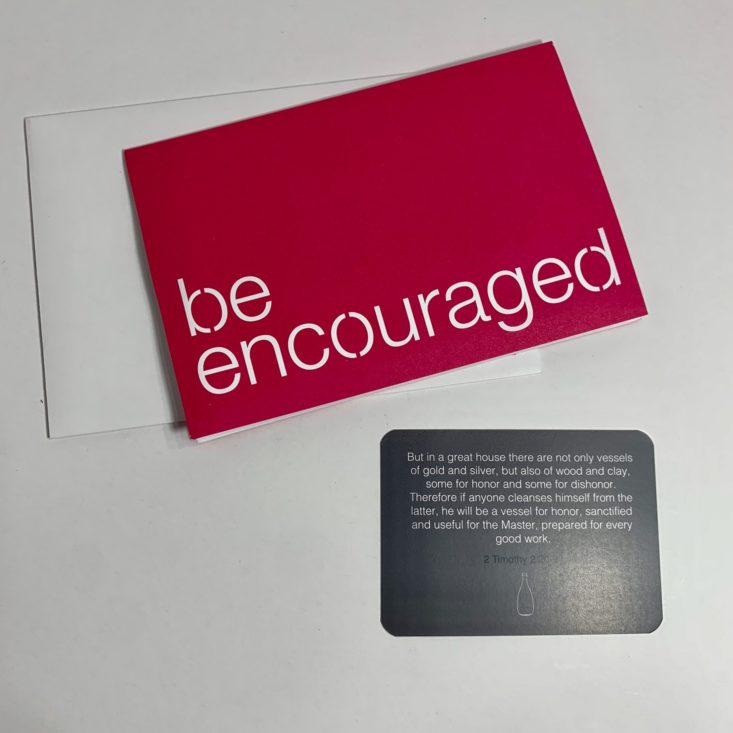 Loved + Blessed July 2019 - Encouragement Kit – Encouragement Card 3