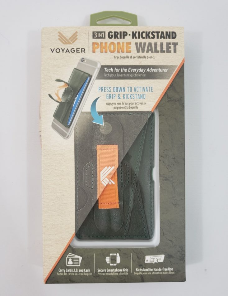 Mini Mystery Box June 2019 - Jamminbutter Voyager 3-in-1 Phone Wallet 1 Package Front
